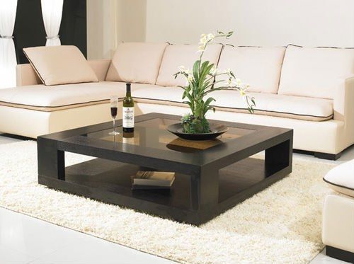 Impressive New Large Square Glass Coffee Tables Within Adorable Square Glass Top Coffee Table Best Images About (View 20 of 50)