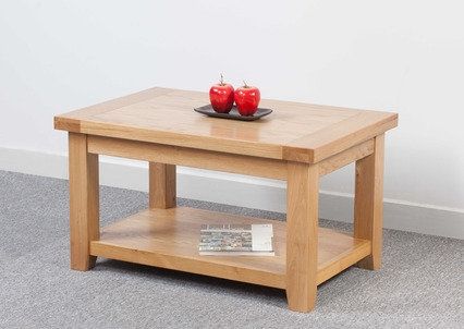 Impressive New Oak Coffee Tables With Shelf Intended For Coffee Tables Furniture Mountain (View 31 of 40)