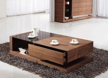 Impressive Popular Wood Modern Coffee Tables Pertaining To Coffee Table Wood Glass Jerichomafjarproject (Photo 25327 of 35622)