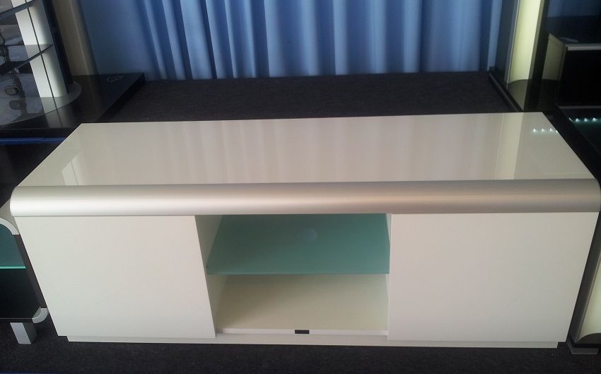 Impressive Preferred White High Gloss TV Stands Throughout Tv Stands Units Denver 2 White Tv Stand (View 29 of 50)