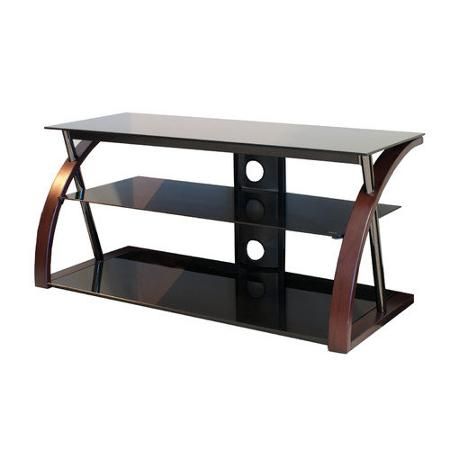 Impressive Preferred Wood And Metal TV Stands In Buy Techcraft Tv Stand Metal And Black Glass For Tvs Up To (View 36 of 50)