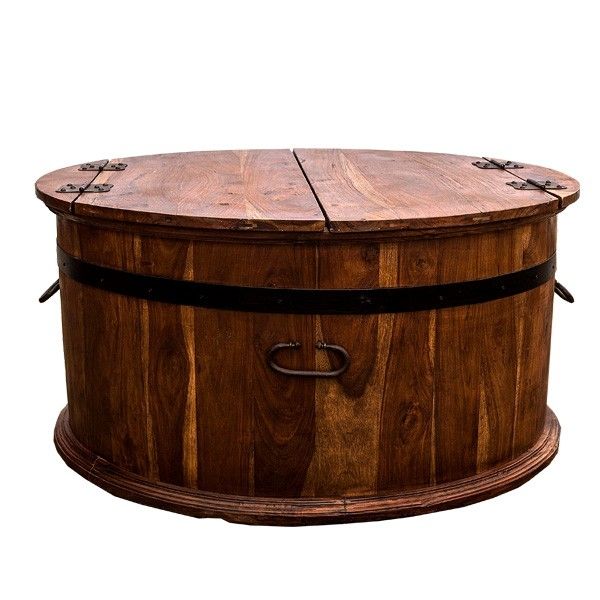 Impressive Series Of Large Coffee Table With Storage Pertaining To Cool Round Coffee Table Storage Round Leather Coffee Table With (Photo 48 of 50)