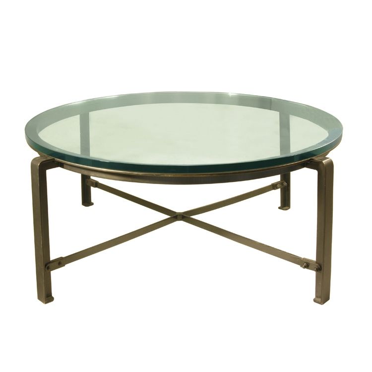 Impressive Series Of Round Steel Coffee Tables Intended For Round Metal And Glass Coffee Table Starrkingschool (View 32 of 50)