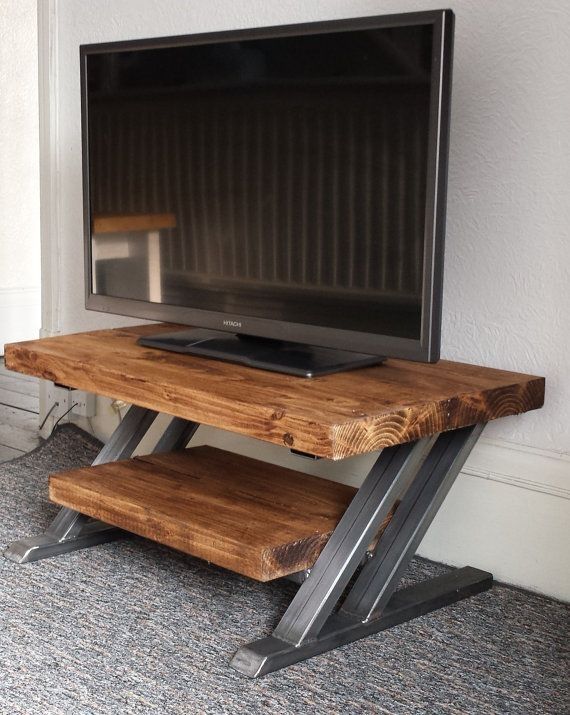 Impressive Series Of Wood And Metal TV Stands Regarding Best 25 Metal Tv Stand Ideas On Pinterest Industrial Tv Stand (Photo 8 of 50)