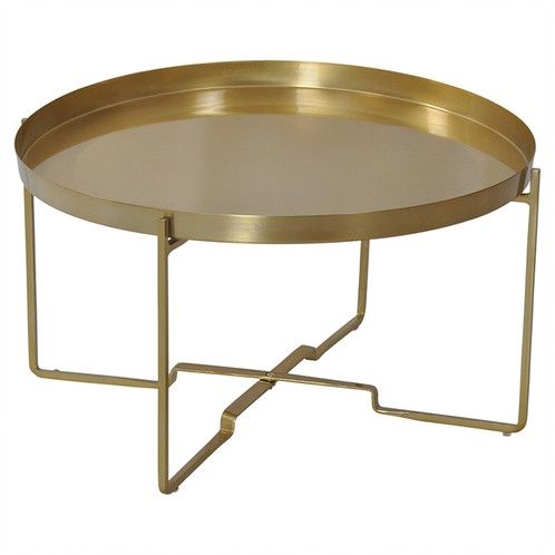 Impressive Trendy Boho Coffee Tables Within Boho Glam Brass Coffee Table Sunbeam Vintage (View 45 of 50)
