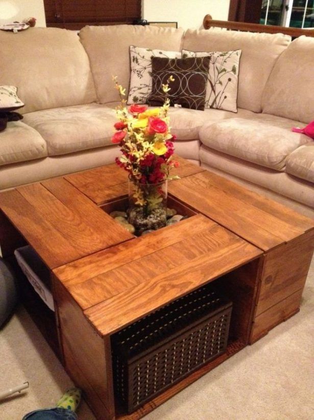 Impressive Trendy Coffee Table With Wicker Basket Storage With Regard To Furniture 20 Cool Pictures Coffee Table With Storage Black (View 34 of 40)