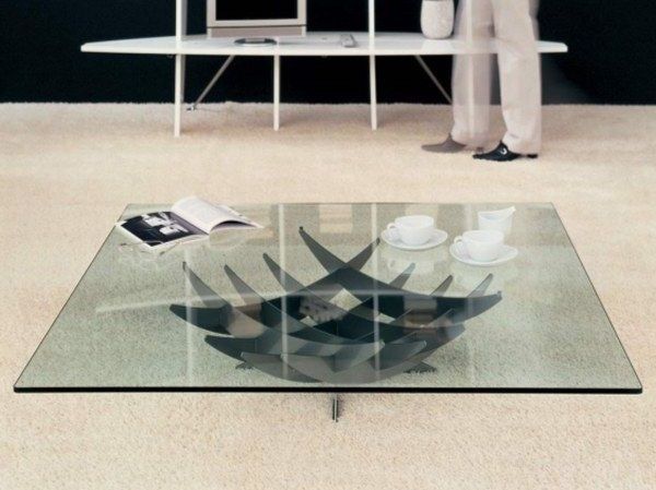 Impressive Trendy Unusual Glass Coffee Tables For Modern Rustic Wood Coffee Table With Stainless Rustic Wood Coffee (Photo 19 of 40)
