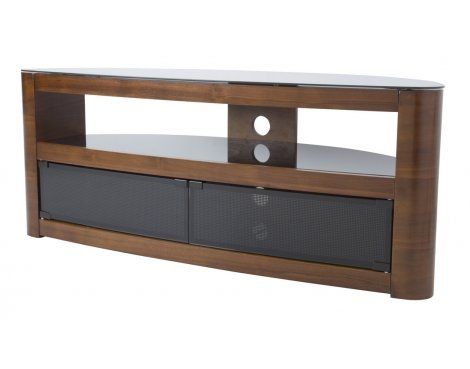 Impressive Unique Avf TV Stands Intended For Burghley Fs1250 Walnut Tv Stand (Photo 18408 of 35622)