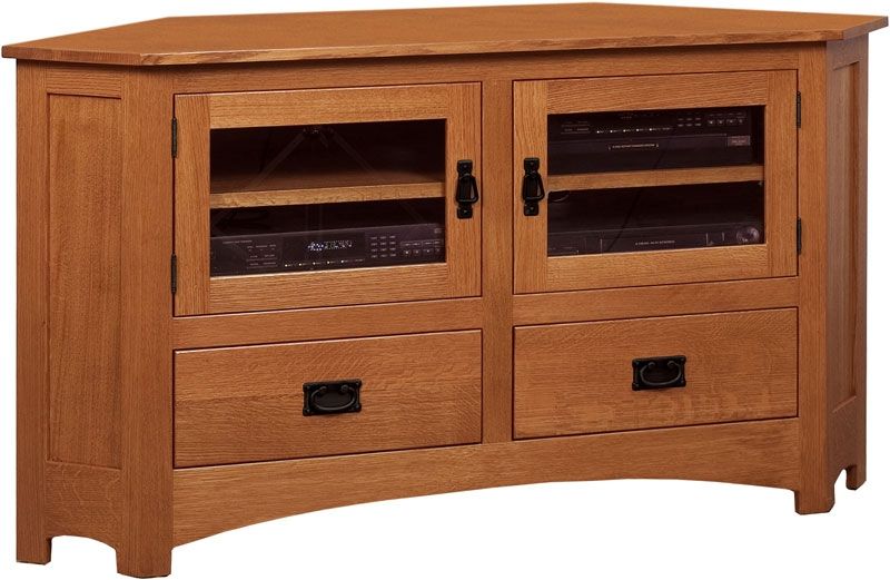 Impressive Variety Of Large Corner TV Cabinets In Mission Large Corner Tv Stand (View 9 of 50)