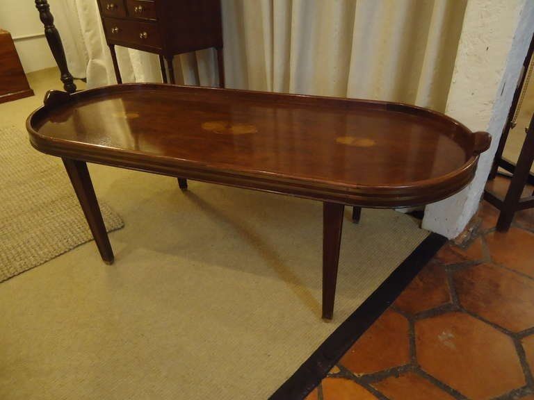 Impressive Wellknown Campaign Coffee Tables Intended For Campaign Style Mahogany Oblong Coffee Table At 1stdibs (View 32 of 50)