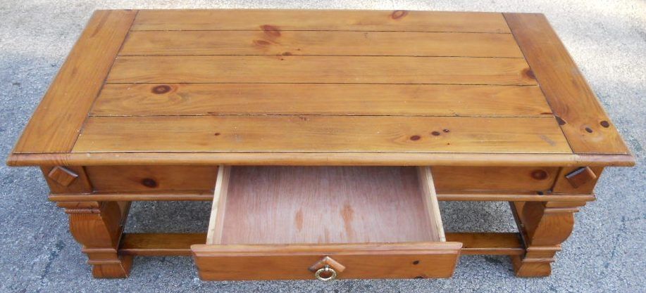 Impressive Well Known Old Pine Coffee Tables In Antiques For Antique Country Pine Coffee Table Wwwantiqueslabs (View 3 of 50)