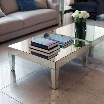 Impressive Widely Used Coffee Tables Mirrored Intended For Mirrored Coffee Table Tray (View 20 of 50)