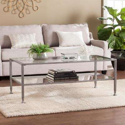 Innovative Best Glass And Silver Coffee Tables Regarding Silver Metallic Accent Tables Living Room Furniture The Home (View 48 of 50)