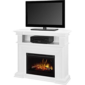 Innovative Best White And Wood TV Stands Throughout Amazon Dimplex Colleen Corner Tv Stand With Electric (View 5 of 50)