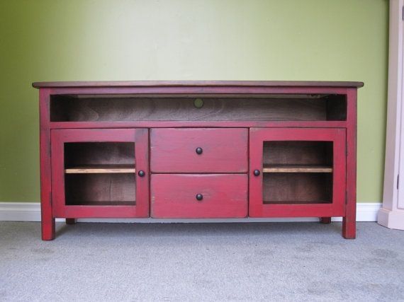Innovative Brand New Red TV Stands For 7 Best Tv Stand Images On Pinterest Painted Furniture (Photo 23181 of 35622)