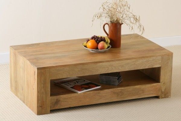Innovative Brand New Solid Wood Coffee Tables Intended For Great Solid Wood Coffee Table (Photo 25 of 50)