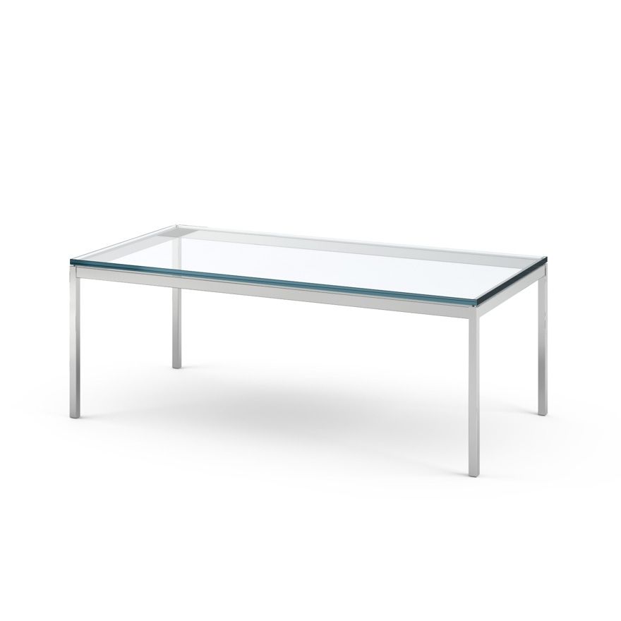 Innovative Common Chrome And Glass Coffee Tables Intended For Florence Knoll Coffee Table 45 X 22 Knoll (Photo 28841 of 35622)
