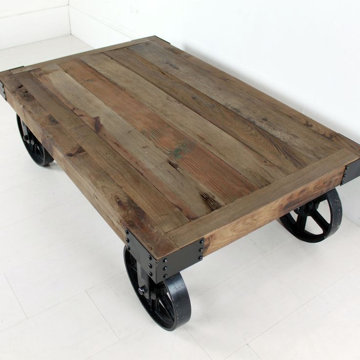 Innovative Common Coffee Tables With Wheels With Best 20 Industrial Coffee Tables Ideas On Pinterest Coffee (View 12 of 40)