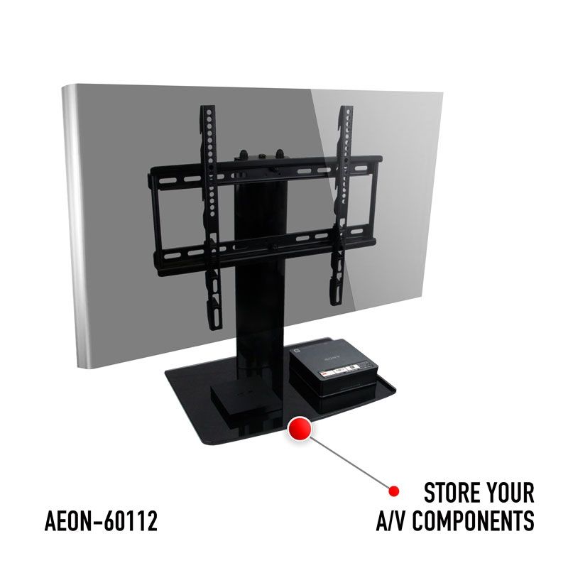 Innovative Common Tabletop TV Stands For Universal I Tabletop Tv Stand Swivel I Height Adjustment (Photo 21 of 50)
