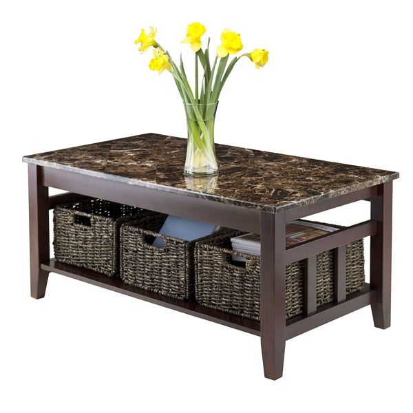 Innovative Elite Coffee Tables With Basket Storage Underneath Intended For 22 Well Designed Coffee Tables With Basket For Storage Home (Photo 4 of 50)