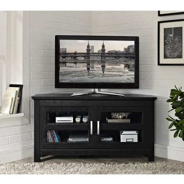 Featured Photo of Black Wood Corner TV Stands