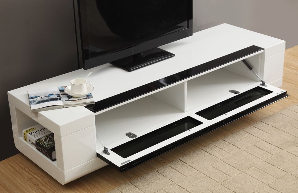 Innovative Famous Gloss White TV Stands With B Modern Editor Remix Mini Tv Stand White High Gloss B Modern (Photo 19330 of 35622)
