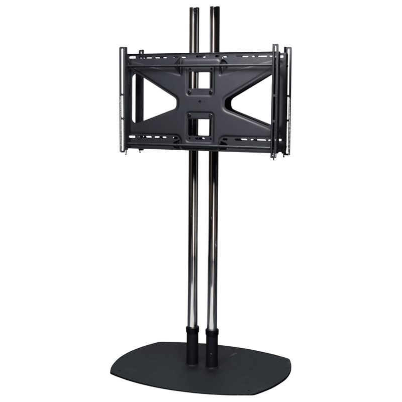 Innovative Favorite 84 Inch TV Stands Pertaining To Premier Mounts 84 Inch Dual Display Floor Stand With Mounts For  (View 12 of 50)
