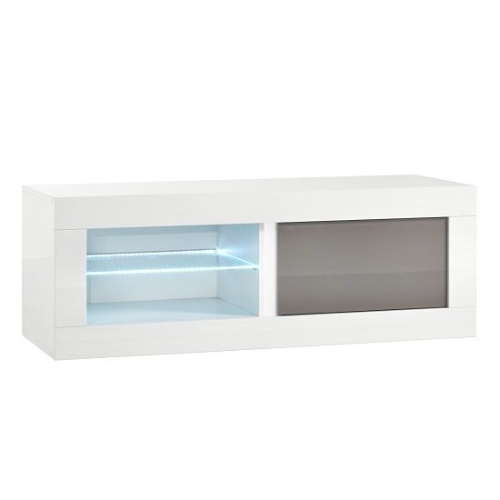 Innovative Favorite Small White TV Stands In Gloss Tv Stands Gloss Tv Unit Furniture In Fashion (Photo 16 of 50)