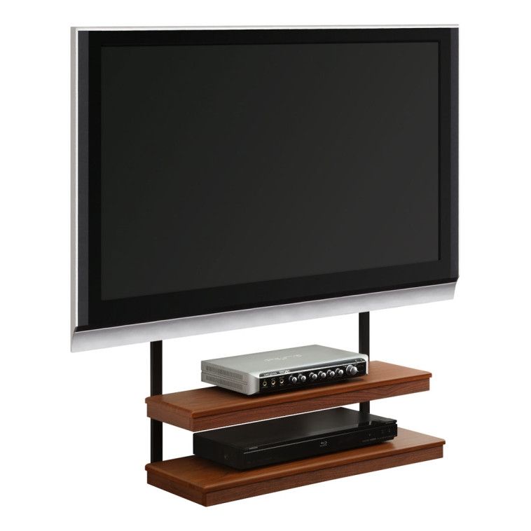 Innovative High Quality Wide Screen TV Stands Within Interior Wall Mounted Wide Screen Tv Stands With Brown Varnished (View 37 of 50)