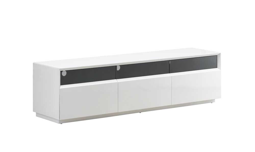Innovative Latest Gloss White TV Cabinets Throughout Tv023 White High Gloss Tv Stand J M Furniture In Tv Stands (View 16 of 50)