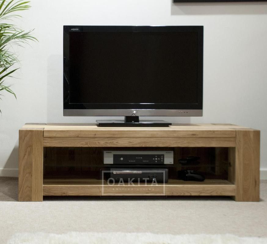 Innovative Latest Low Oak TV Stands In Wooden Tv Stands Uk Sauder Beginnings Corner Tv Stand Dark Wood (Photo 1 of 50)