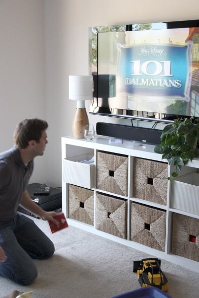 Innovative New Bookshelf And TV Stands Within Top 25 Best Cool Tv Stands Ideas On Pinterest Farmhouse Cooling (View 49 of 50)