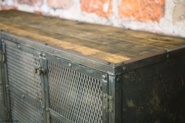 Innovative New Vintage Industrial TV Stands Pertaining To Buffethutch Vintage Industrial Urban Mid Century Media Console (Photo 41 of 50)