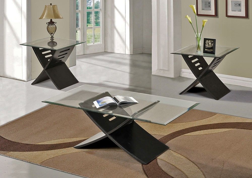 Innovative Preferred Contemporary Coffee Table Sets With Regard To Modern Black Coffee Table Sets Table And Estate (View 45 of 50)