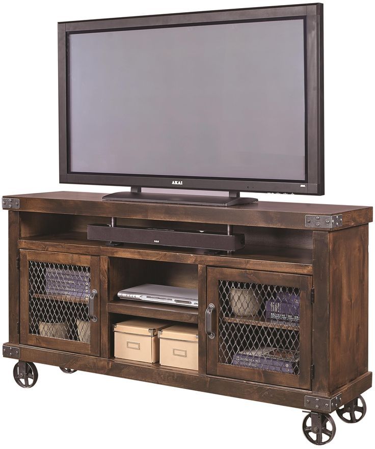 Innovative Preferred Rustic 60 Inch TV Stands With Regard To Best 25 Tv Stand With Wheels Ideas On Pinterest Storage Box (Photo 45 of 50)