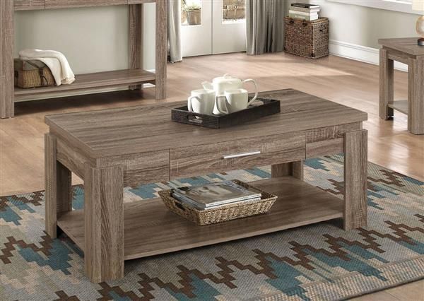 Innovative Trendy Rustic Coffee Tables With Bottom Shelf Inside 916 Best Acme Furniture Images On Pinterest (Photo 28748 of 35622)