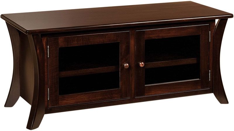 Innovative Unique Long Low TV Cabinets Inside Amish Crafted Caledonia Low Tv Cabinet (Photo 23 of 50)