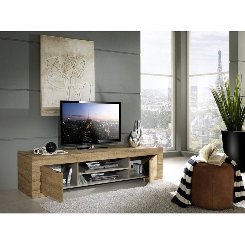 Innovative Unique Milano TV Stands In Milano Oiled Oak Tv Stand Tv Stands Sena Home Furniture (Photo 23 of 50)
