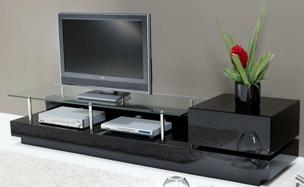 Innovative Well Known Wood TV Stands With Glass Top In Oak And Glass Tv Stand Home Design Ideas (View 13 of 50)