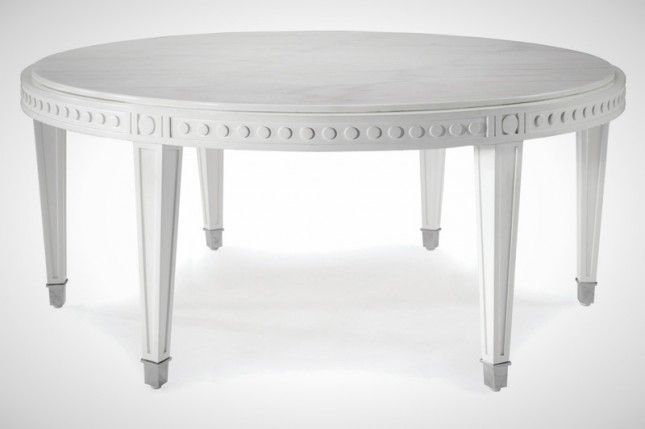 Innovative Wellliked White Circle Coffee Tables Intended For White Wood Coffee Table (Photo 43 of 50)
