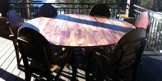 Interesting Ideas 6 Person Round Dining Table Pretty Design Person Inside 6 Person Round Dining Tables (View 15 of 20)
