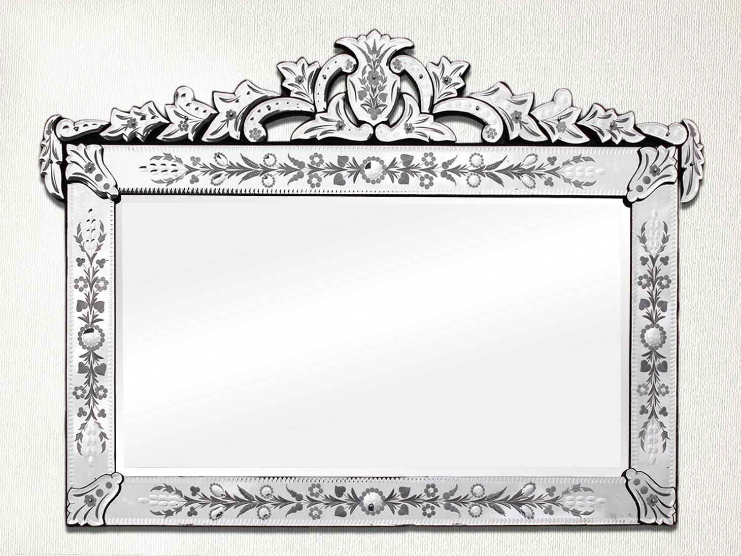 Interior: Leaner Floor Mirrors | Scalloped Mirror | Venetian Mirror Pertaining To Cheap Venetian Mirrors (View 16 of 20)