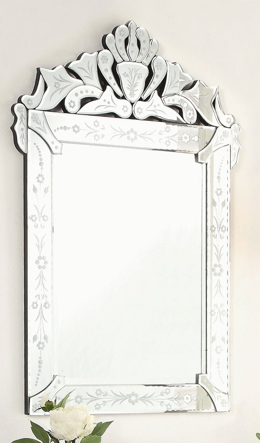 Irsina 25 Inch Venetian Style Wall Mirror Ym 702 2536 With Regard To Venetian Style Wall Mirror (Photo 3 of 20)