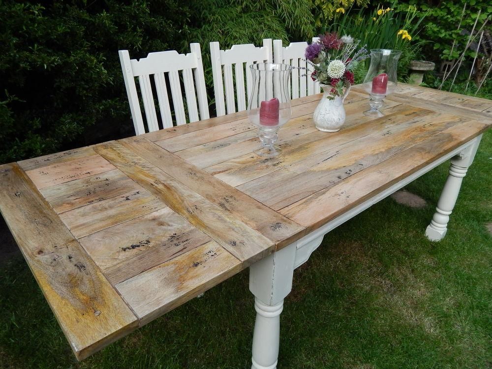 pier one shabby chic kitchen table white