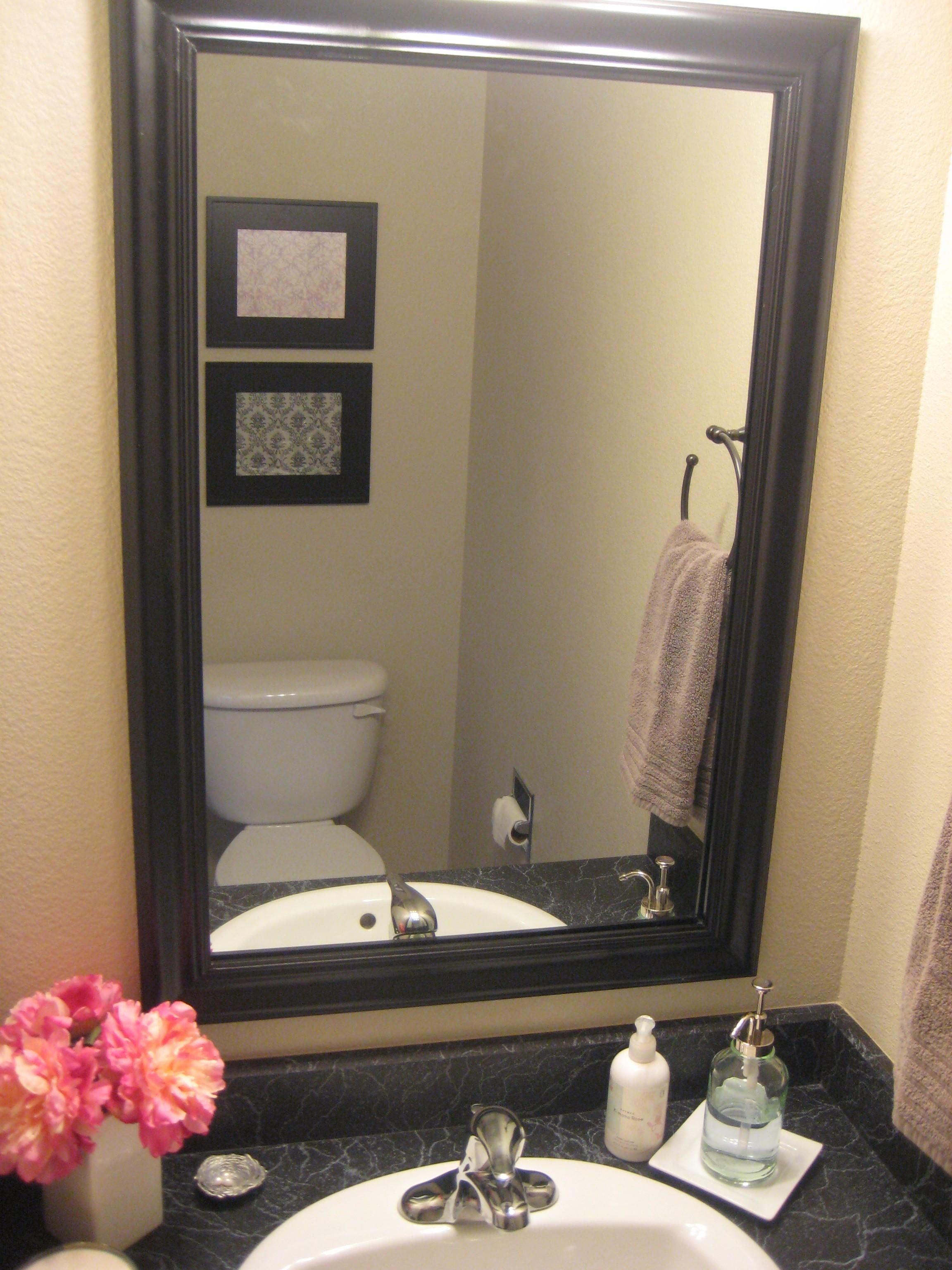Large Black Framed Wall Mirror – Harpsounds (View 12 of 20)