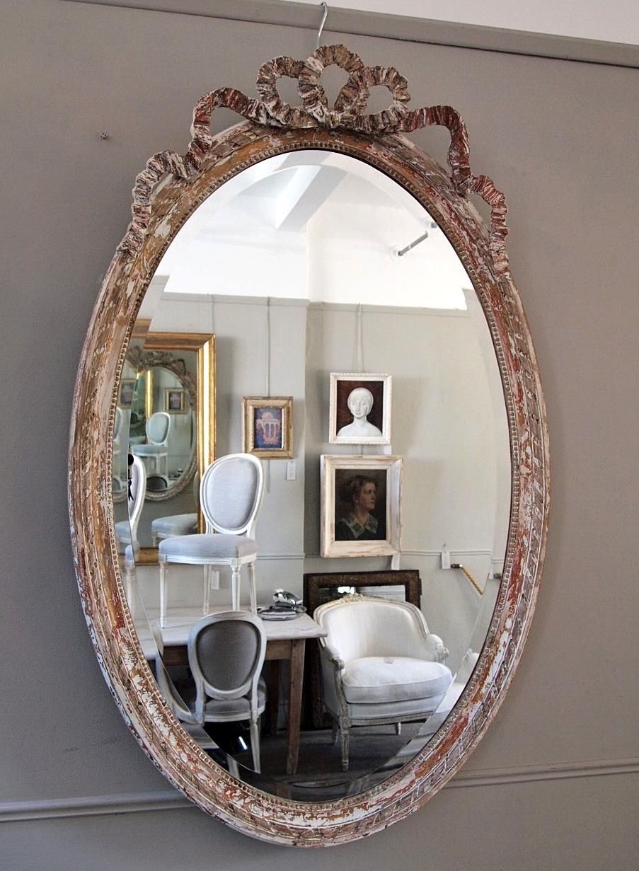 Large French Oval Mirror › Puckhaber Decorative Antiques Inside Large Oval Mirror (View 19 of 20)