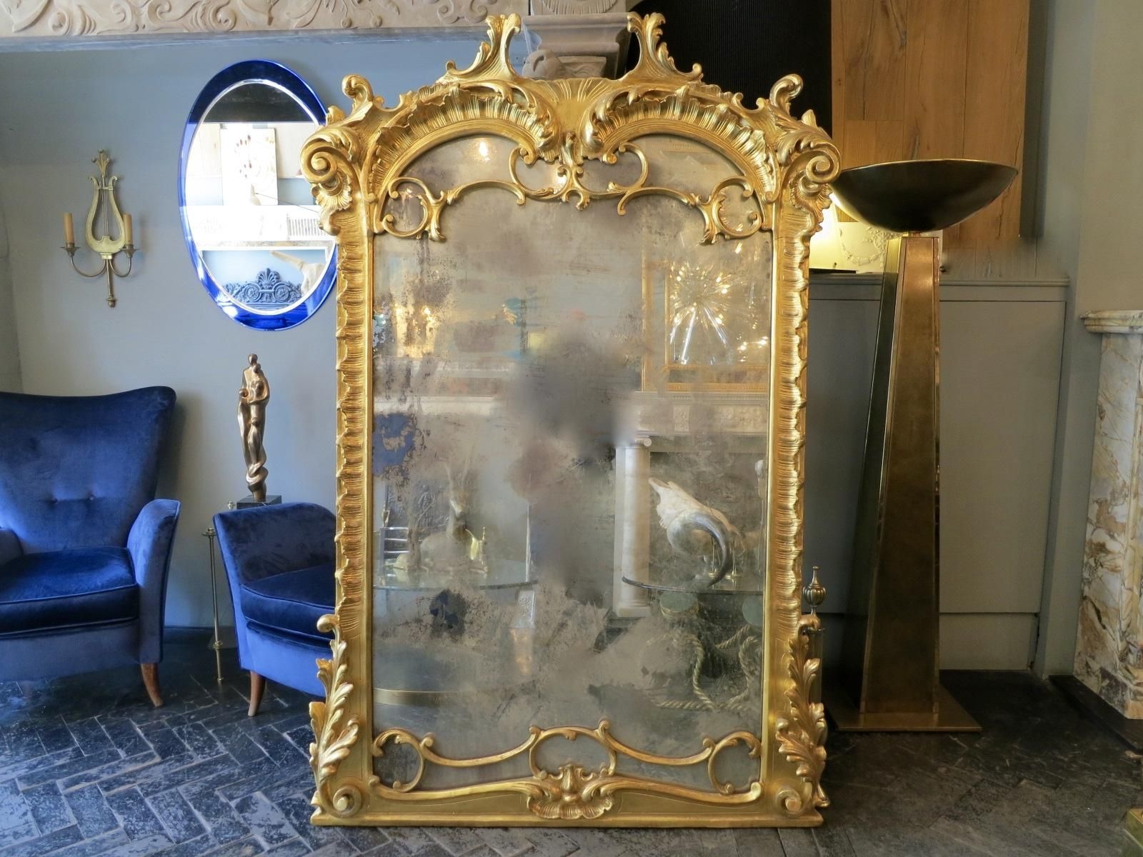 Large Neo Baroque Mirror For Sale At Pamono Regarding Large Baroque Mirror (View 2 of 20)