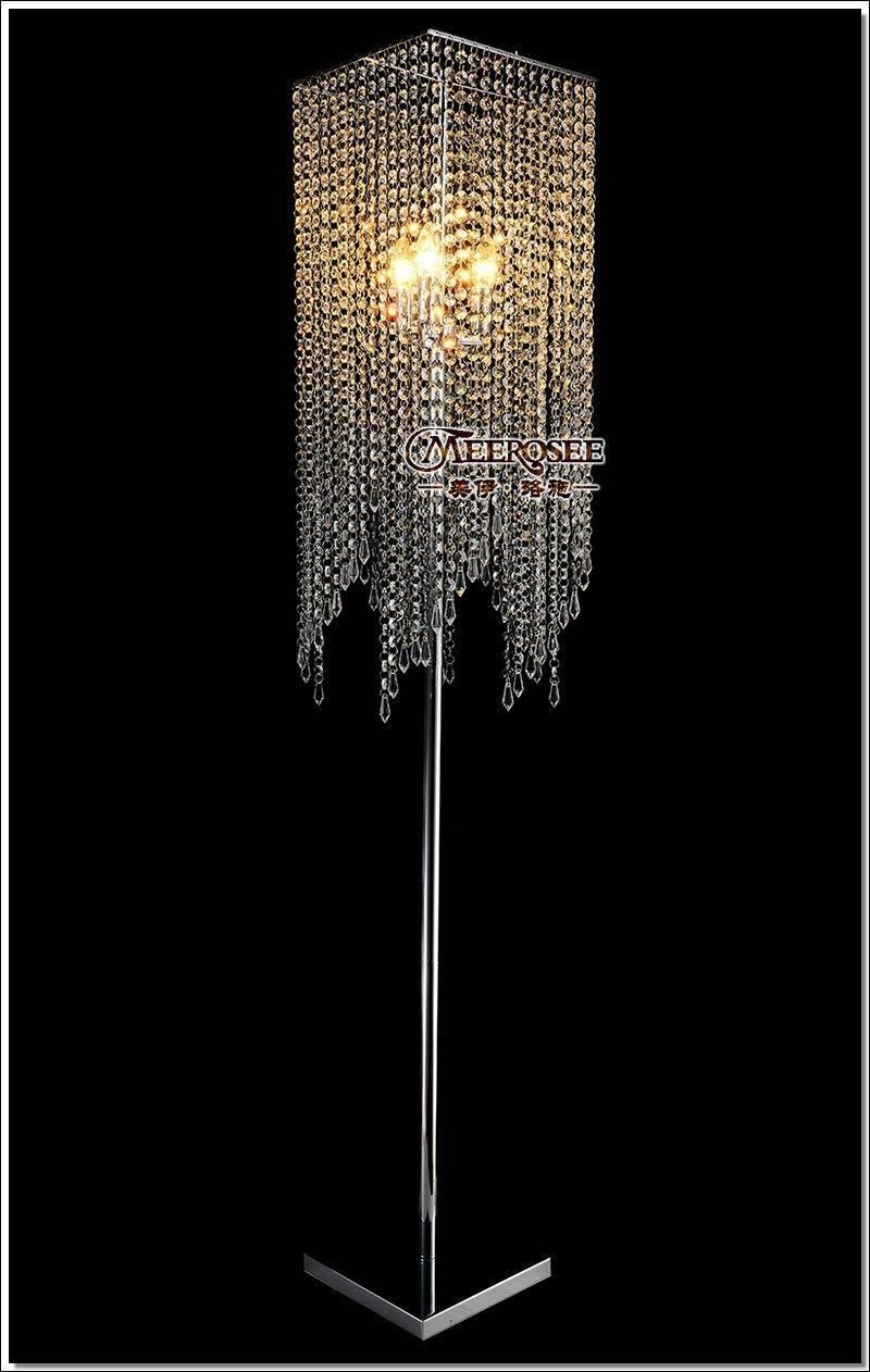 Lights Cool Floor Lamp Design With Luxury Crystal Floor Lamp With Regard To Standing Chandeliers (View 6 of 25)