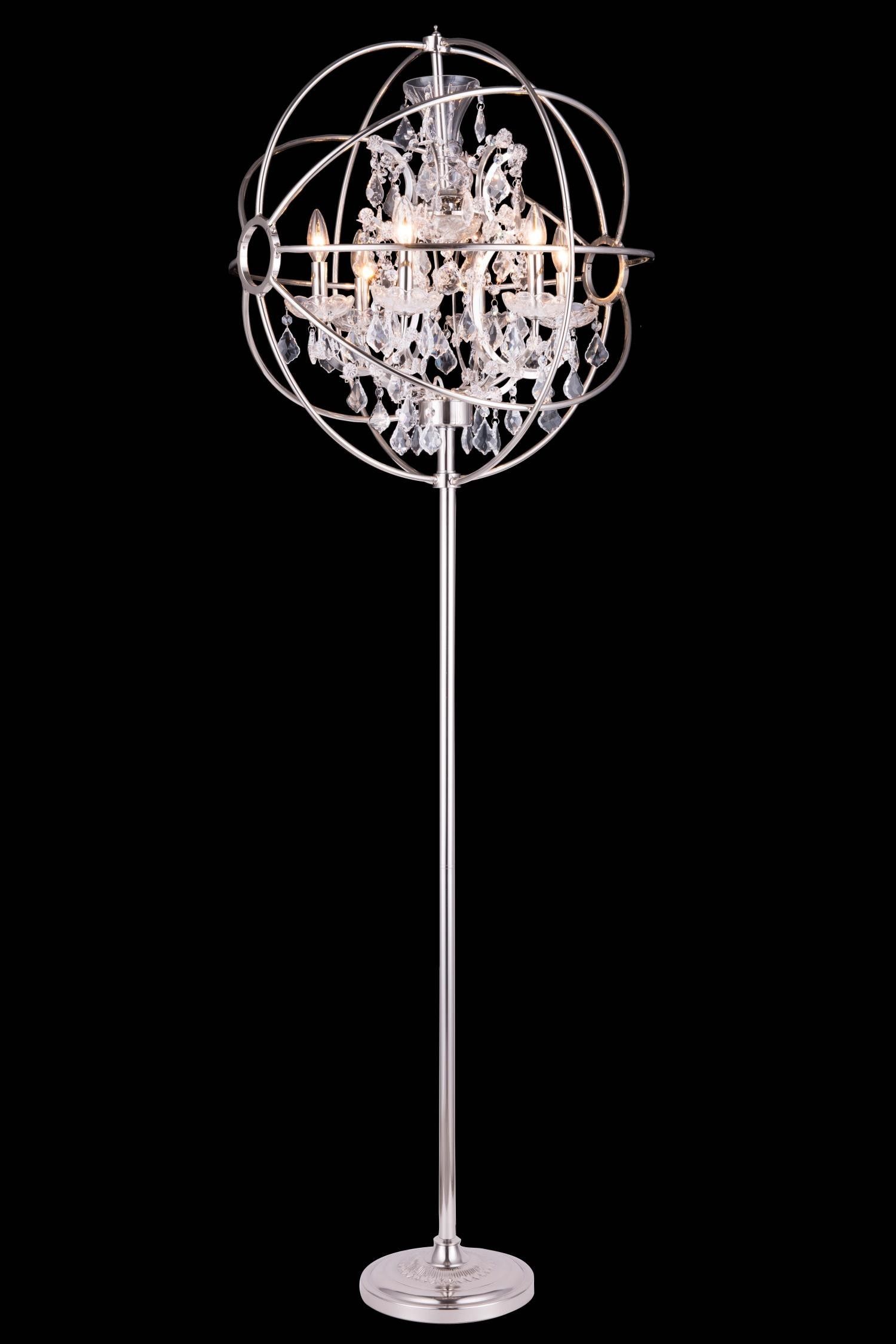 Lights Crystal Floor Lamp Luxury Floor Lamp Stacked Crystal Regarding Standing Chandelier Floor Lamps (View 25 of 25)