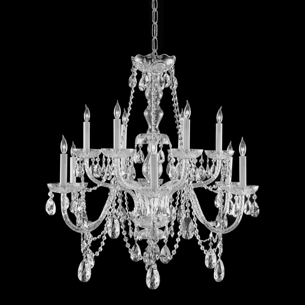 Living Room High Quality Crystal Chandeliers For Home Lighting Within Florian Crystal Chandeliers (View 4 of 25)
